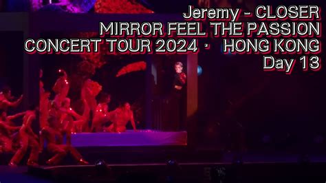 Jeremy Closer Mirror Feel The Passion Concert Tour 2024 · Hong Kong