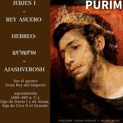 Purim Rey Asuero Imperio Aquem Nida Purim Jerjes