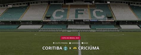 Coritiba X Crici Ma Assista Ao Vivo Ao Jogo Da Copa Do Brasil Confira