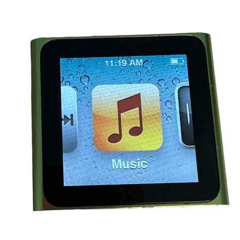 Pre Owned Apple Ipod Nano 6th Gen 8gb Green Mp3 Music Player Good 1 Yr Cps Warranty