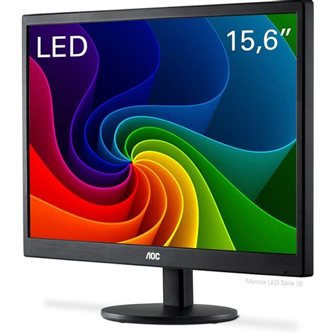 Monitor LED 15 6 Widescreen E1670SWU Aoc CX 1 UN Notebooks Tablets