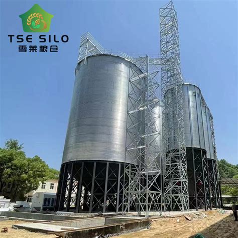 Assembly Galvanized Grain Steel Silo For Wheat Paddy Grain Storage