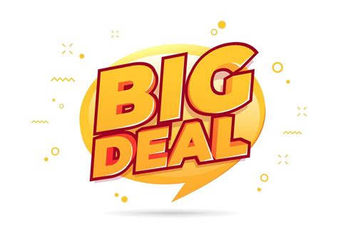 Big Deal Sale Poster Or Banner Design 2332007 Vector Art At Vecteezy