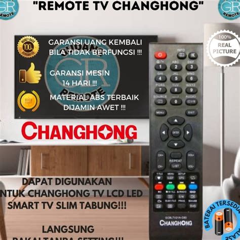 Jual Rk Remote Remot Tv Changhong Lcd Led Shopee Indonesia