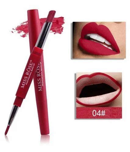 Natural Matte Lipstick Lip Liner 2 In 1 For Parlour Type Of