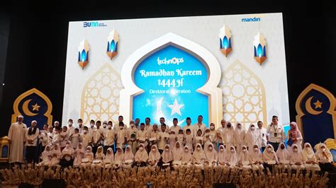 Direktorat Operation Bank Mandiri Bersama Laznas Mandiri Amal Insani