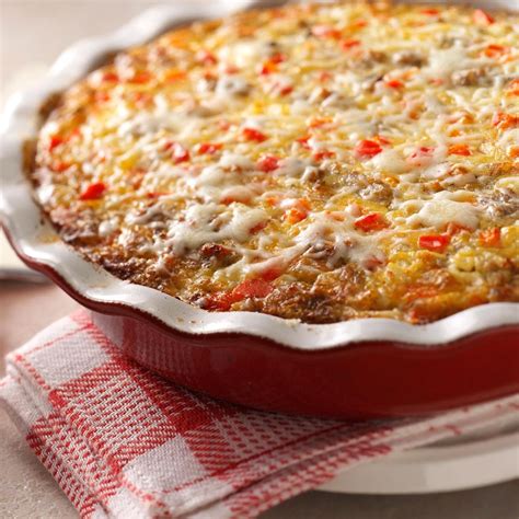 Monterey Sausage Pie Recipe Taste Of Home