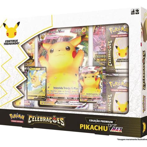 Jogo De Cartas Pok Mon Box Pikachu Vmax Copag Submarino