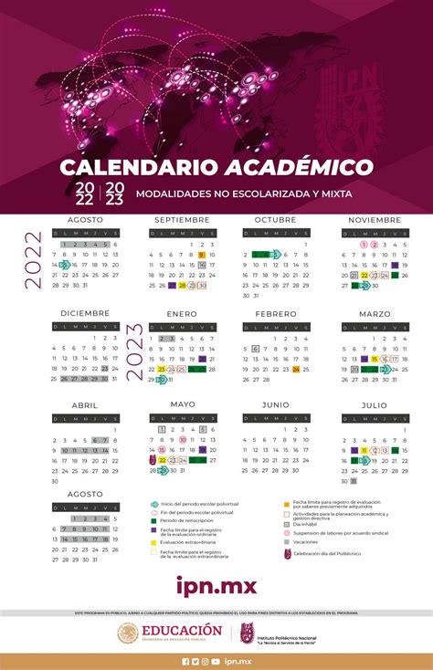 Calendario Escolar Cecyt Inpixon News Imagesee