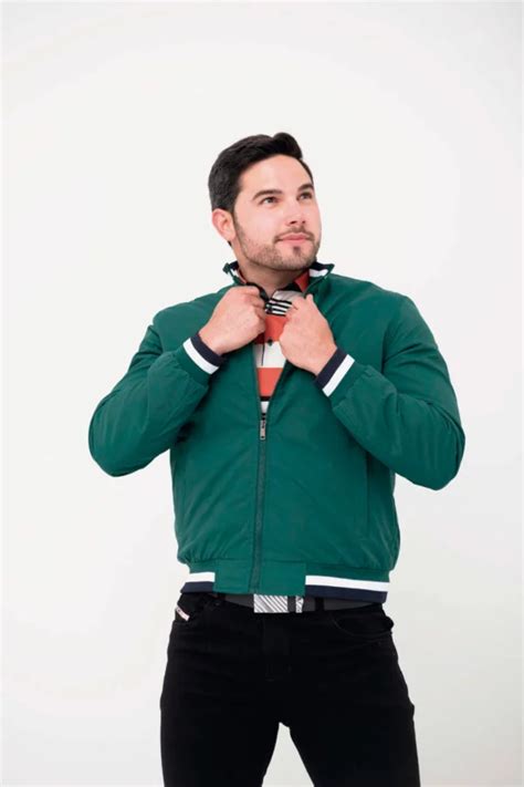 Chaqueta Hombre Unicolor Tienda En Linea LyH