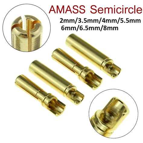 10pair New Amass Banana Plug 2mm 3 5mm 4mm 5 5mm 6mm 6 5mm Bullet