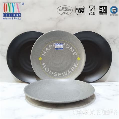 Jual ONYX Cosmic Series Plate Dinner 10in Piring Ceper Makan Melamin