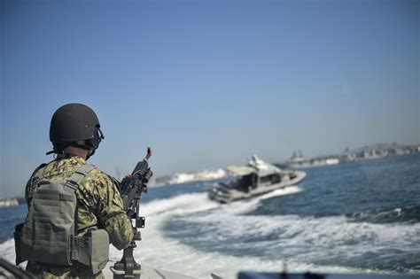 Navy Harbor Security Team On Patrol In San Diego United States Navy