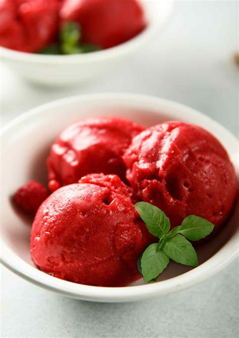 SORBET FRAISE BASILIC Ice Creami