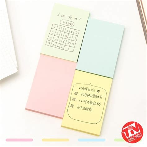 Memo Tempel Sticky Notes Deli Warna X Mm Sheets Lazada