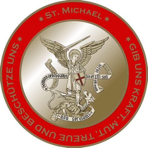 Charity Coin 2017 2018 St Michael Fallschirmjäger helfen gerne