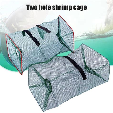 Collapsible Cast Net Fish Cage Catcher Mesh Fine Trap For Crab Shrimp