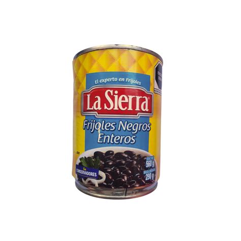 La Sierra Frijoles Negros Enteros En Lata 560g Monarca Latin Store