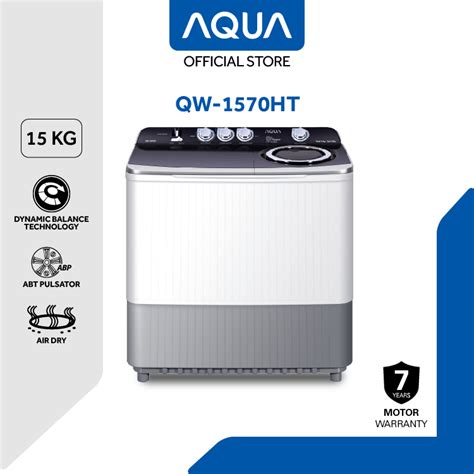 Jual Aqua Elektronik Mesin Cuci Twin Tube Kg Qw Ht Dynamic