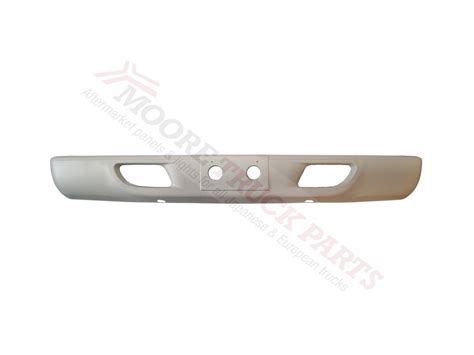 Front Bumper Bar Without Fog Lamp Holes White Wide Cab N Series