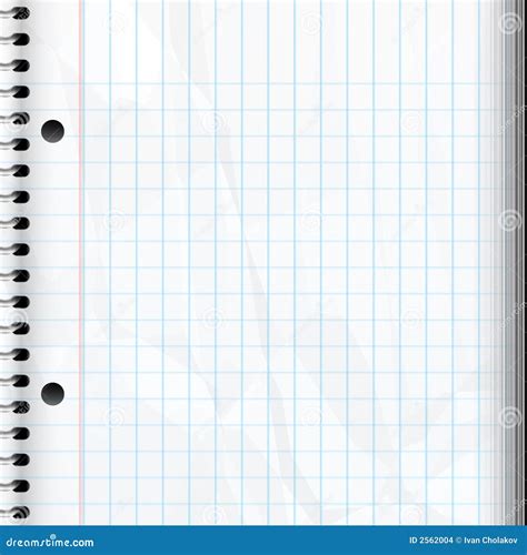 Blank Notebook Page Stock Images - Image: 2562004