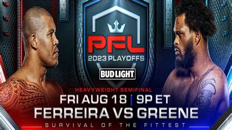 Pfl 8 Playoffs 2023 Results Card Time Highlights Itn Wwe