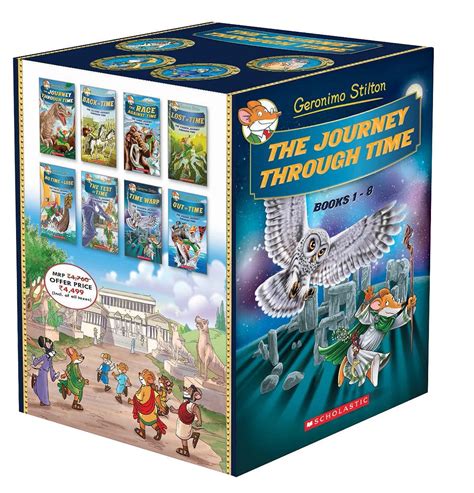 Geronimo Stilton Journey Through Time Box Of 8 Books By Geronimo