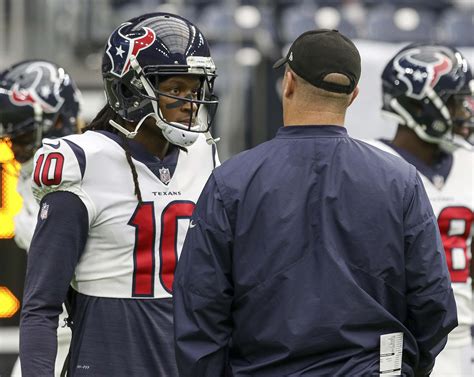 As Deandre Hopkins Visits The Patriots Reports Say Theres No Animosity Between Him And Bill