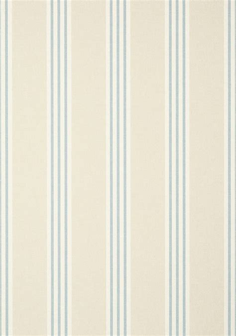 T13360 CANVAS STRIPE Wallpaper Spa Blue And Beige From The Thibaut