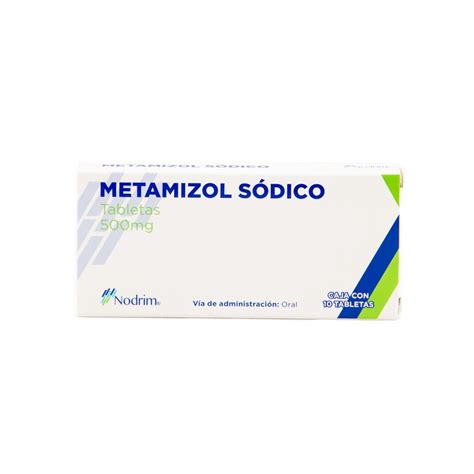 Nodrim Metamizol 500 Mg Cmpr Con 10 Soriana