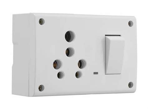 16a Anchor Modular Switch Socket Combination Polycarbonate Module