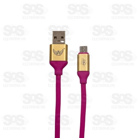 Cabo De Dados Micro USB V8 1 2 Metros Cores Sortidas Altomex