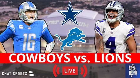 Cowboys Vs Lions Live Streaming Scoreboard Play By Play