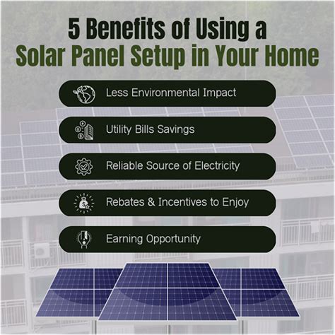 5 Benefits of Using a Solar Panel Setup in Your Home