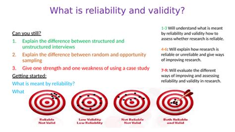 What Is Reliability And Validity Research Methods Psychology