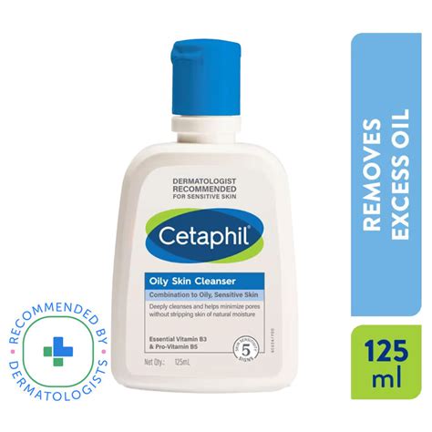 Cetaphil Oily Skin Cleanser For Acne Prone Skin With Niacinamide Dermatologist Recommended Buy