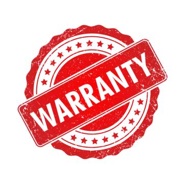 Warranty Stamp Sign Seal Vector Red Badge With Grunge Texture Warranty