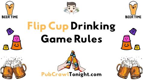 Flip Cup Rules - Pub Crawl Tonight