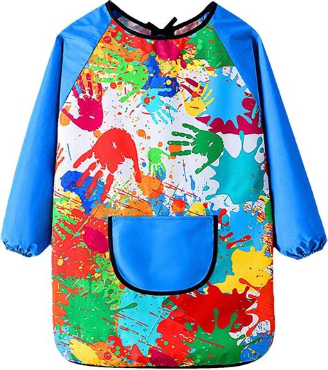 Tablier à manches longues pour enfants Tablier imperméable pour