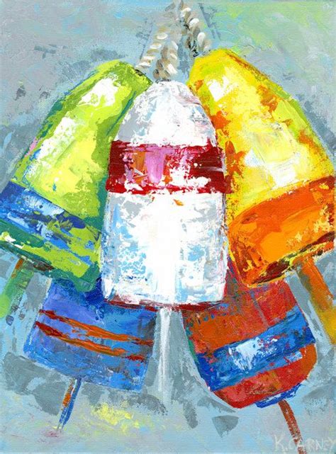 My Buoys Fine Art Buoy Giclee Print From Original Acrylic Painting