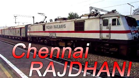 High Speed Overtake Chennai Rajdhani Overtakes Indore Amritsar Express