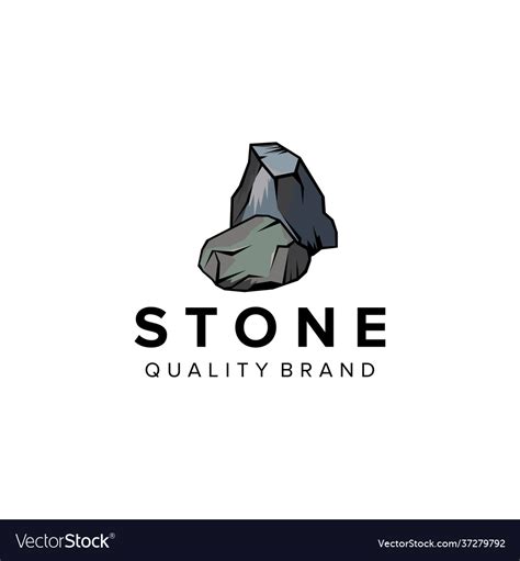 Stone Age Icon Logo Design Template Royalty Free Vector