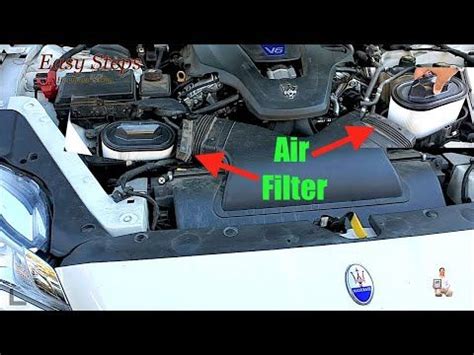 How To Replace Engine Air Filter On Maserati Quattroporte How To Change