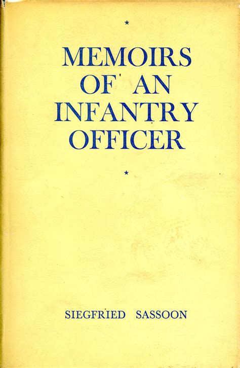 Memoirs of an Infantry Officer | Siegfried SASSOON | First Edition ...