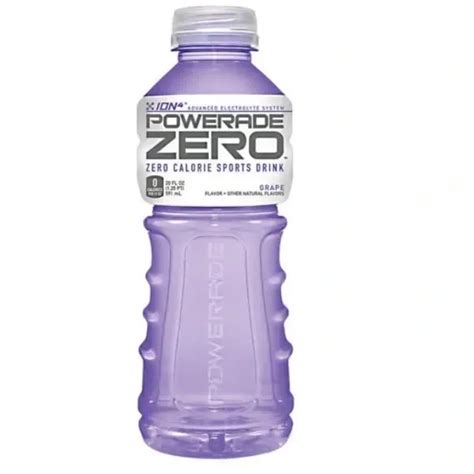 Powerade Zero Grape 20 Oz Bottle