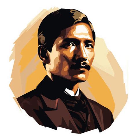 Vector And 4k Jose Rizal Clipart In Chiaroscuro Art Style Imagella