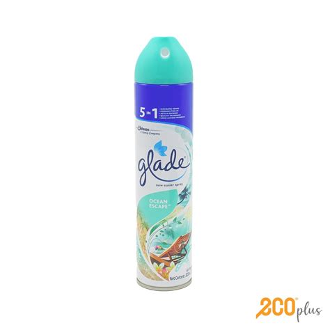 Glade Air Freshener Aerosol Spray With Ocean Escape Scent 320ml Ep L2 T3 02 Ad L018