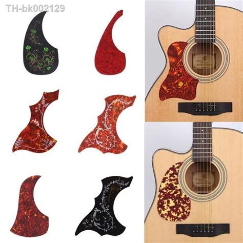 Professional Folk Acoustic Guitar Pickguard Celluloid Scratch Plate Self Adhesive Pick Guard