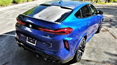 2020 Bmw X6 M Competition Marina Bay Blue Metallic Youtube