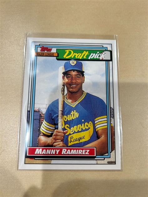 2010 Topps Reprint 1992 Draft Pick Manny Ramirez Cleveland Indians CMT